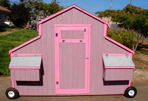 19 Chicken Coop With Wheels Ideas for Easy Portable Backyard Coops 12 19 Chicken Coop With Wheels Ideas for Easy Portable Backyard Coops 12