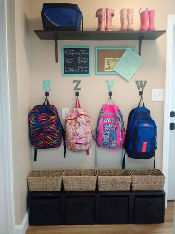 Monogrammed Wall Hook System