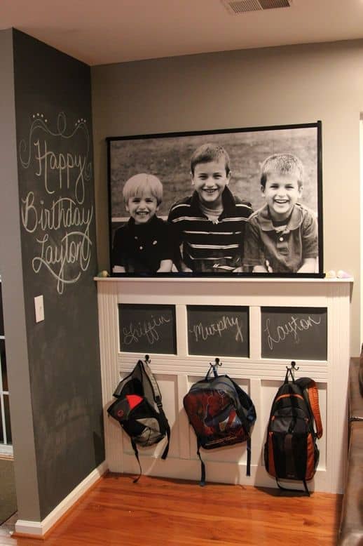 Chalkboard Panel Backsplash