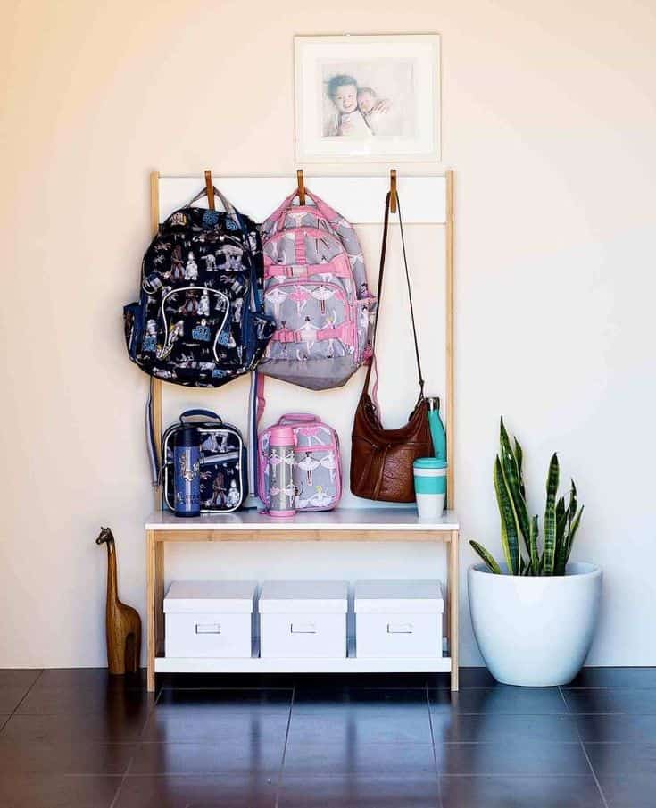 Modern Wooden Hall Tree