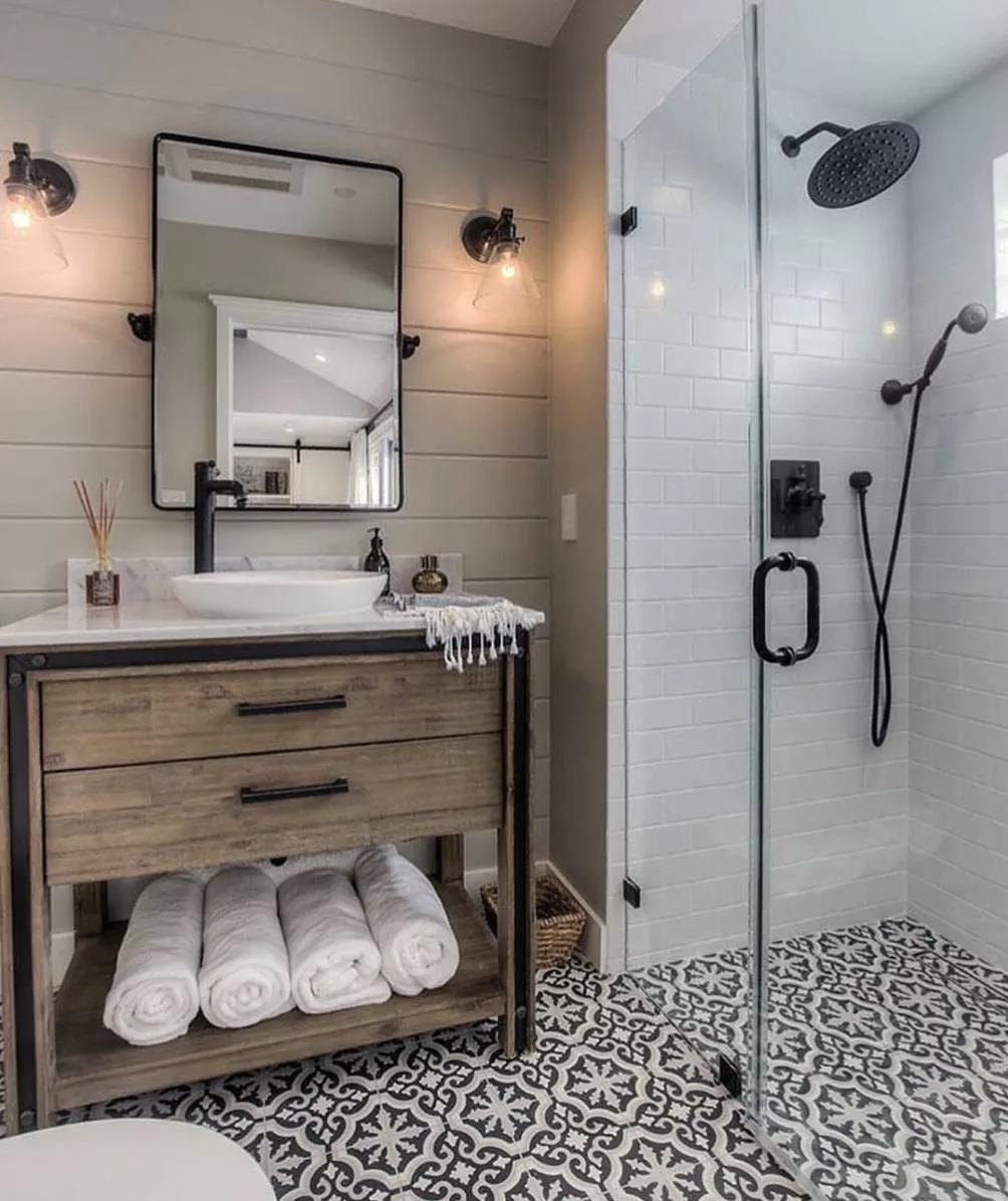 29+ Bathroom Towel Storage Ideas for a Clean and Organized Space 3 Under Vanity Open Shelf Storage