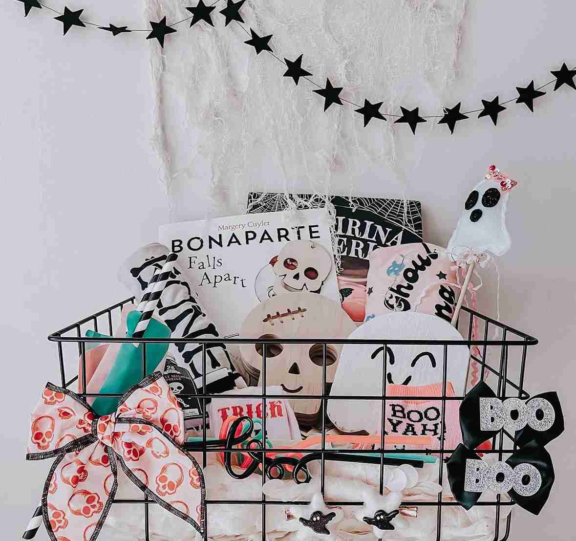 Wire Mesh Spooky Basket