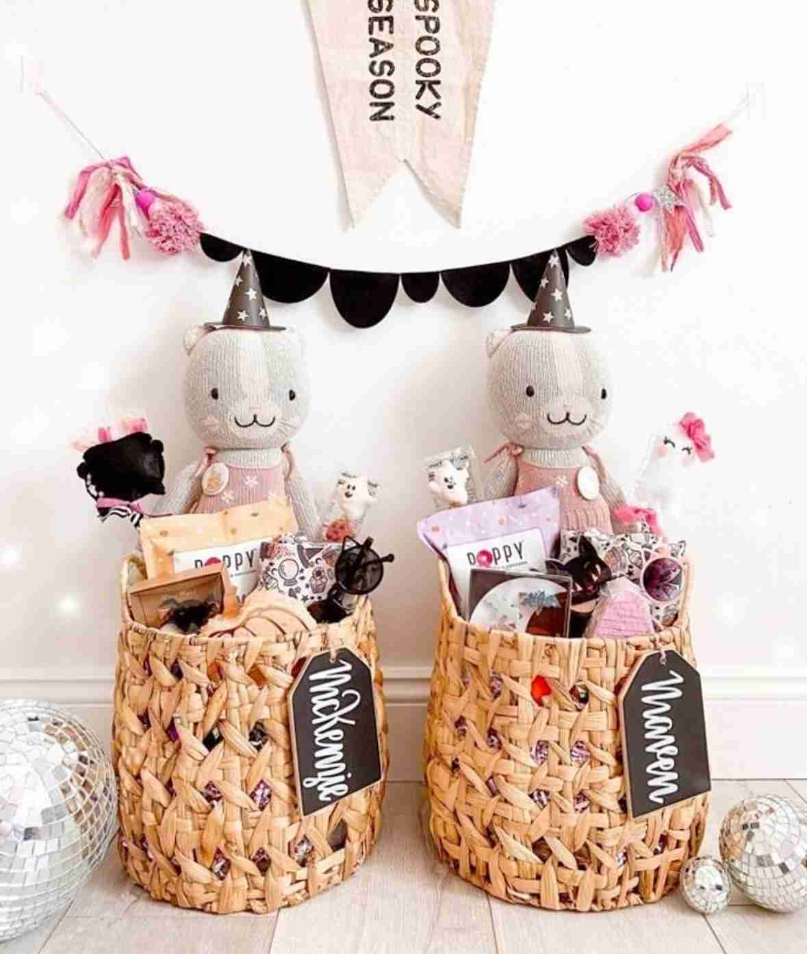 Twin Woven Basket Set
