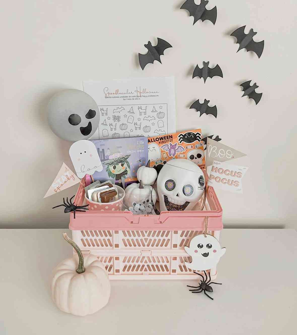 Soft Pink Crate & Skull Cup