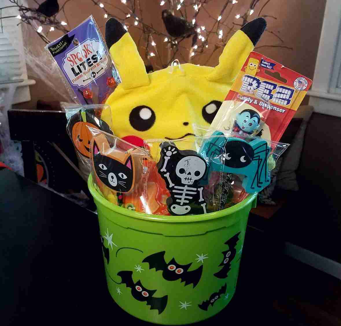 Bright Green Character Bucket