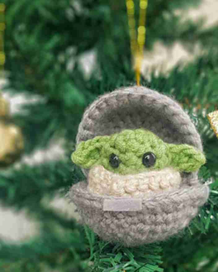 Baby Alien Pod Ornament