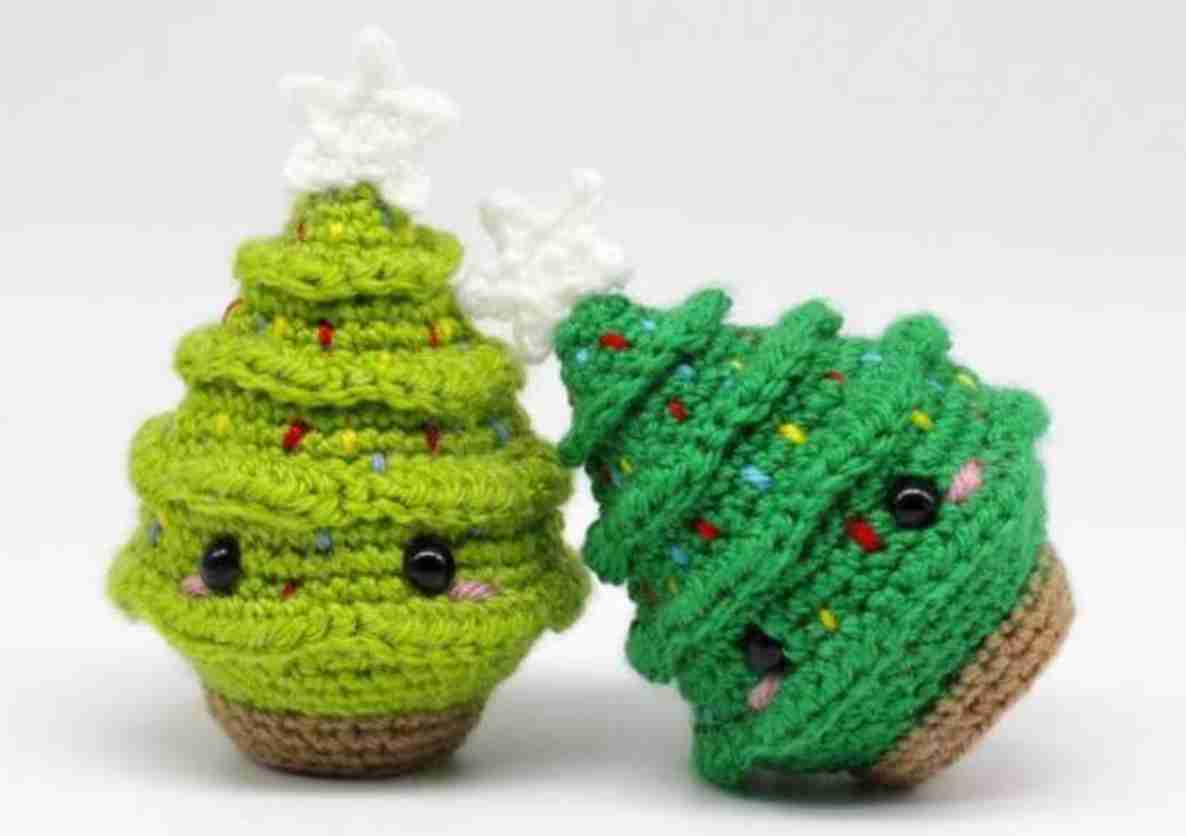 Amigurumi Christmas Tree Pair