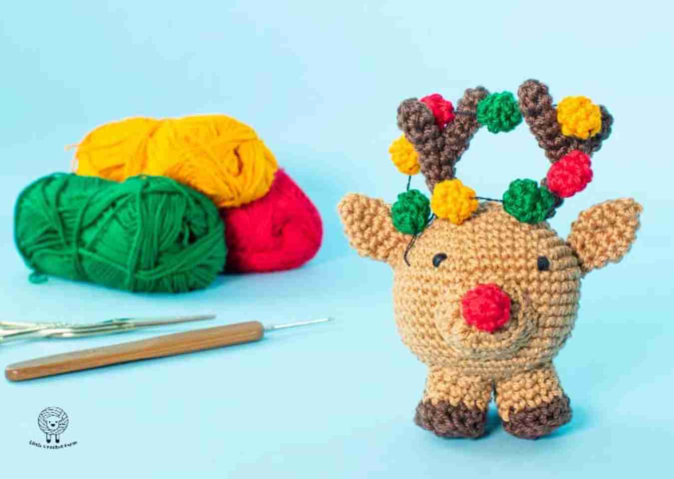 Red Nosed Reindeer Doll