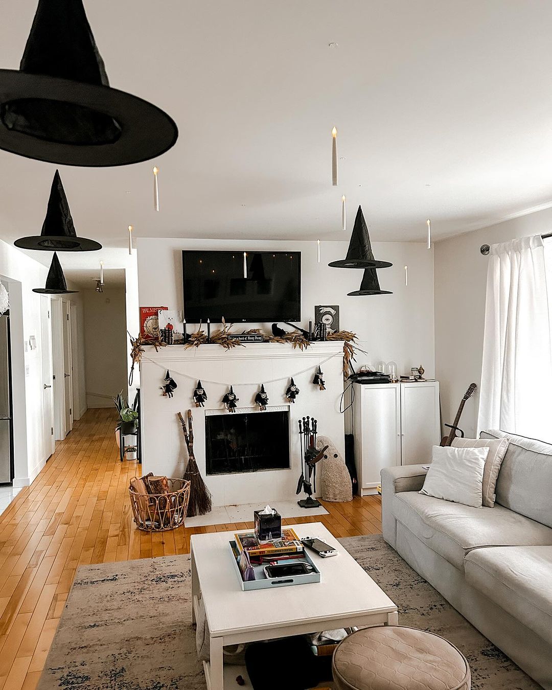 Floating Witch Hat Living Room