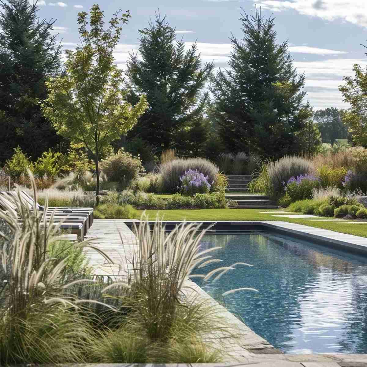 Natural Stone In Ground Pool