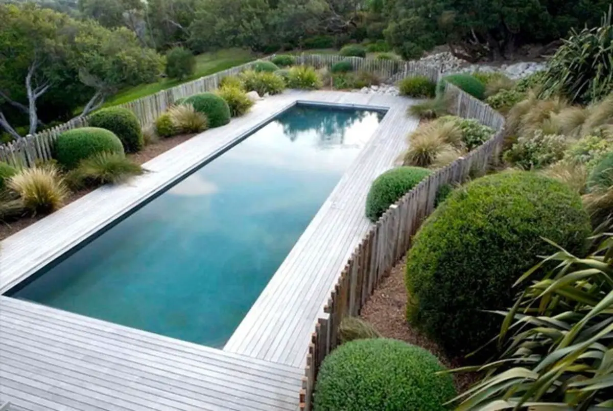 Formal Wooden Decked Pool