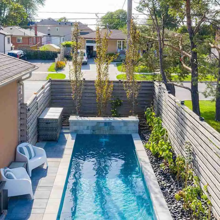 Narrow Urban Lap Pool