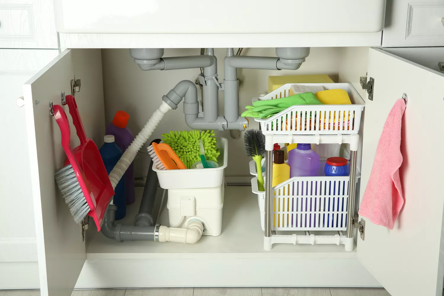 Under Sink Cabinet Organizer