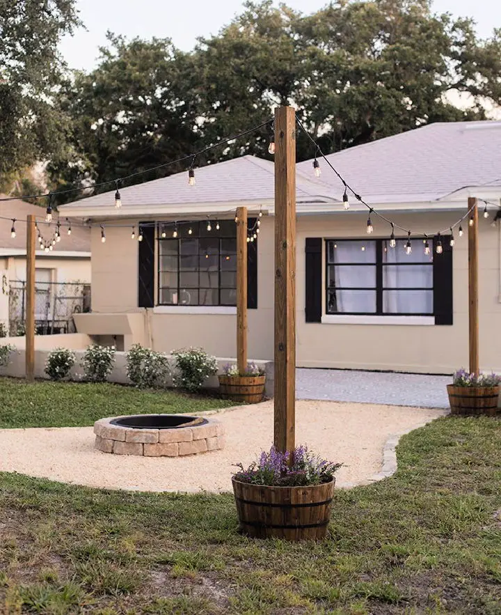 Fire Pit Perimeter Lighting