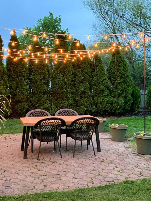 31+ Outdoor String Lighting Ideas for a Beautiful Backyard 1