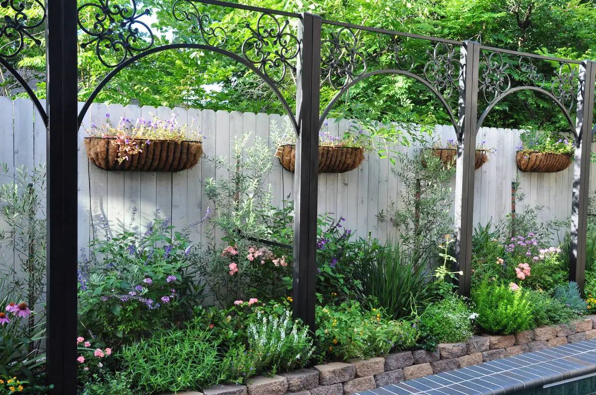 Stone Tiered Poolside Planter