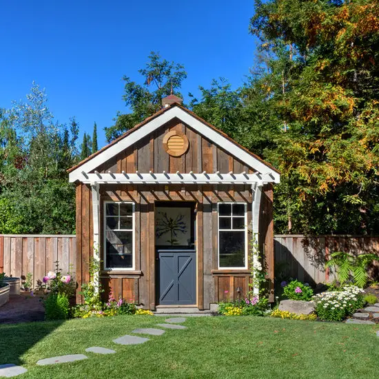 31 Tiny Shed House Ideas for Small and Creative Living Spaces 9 Rustic Board and Batten Garden Shed