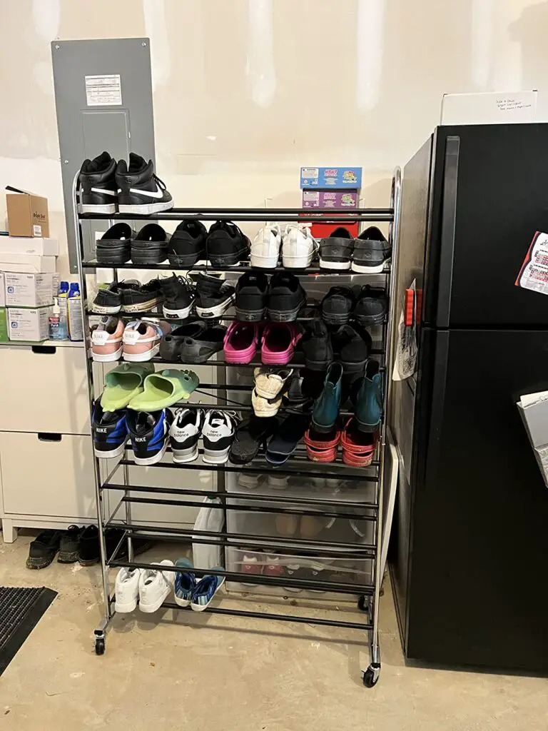 Rolling Tiered Metal Wire Rack