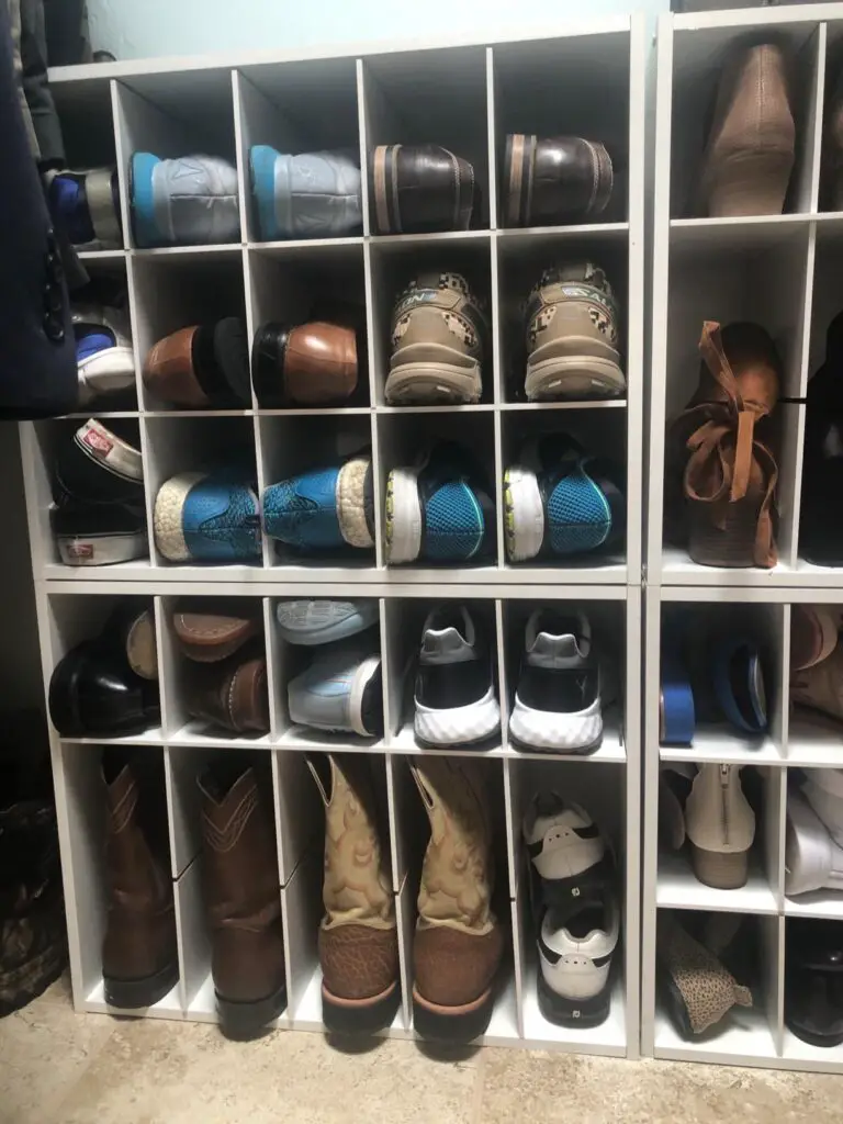 White Cubby Shelving Unit