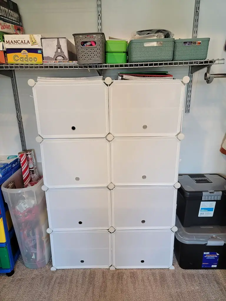 Modular Enclosed Shoe Cabinet Unit