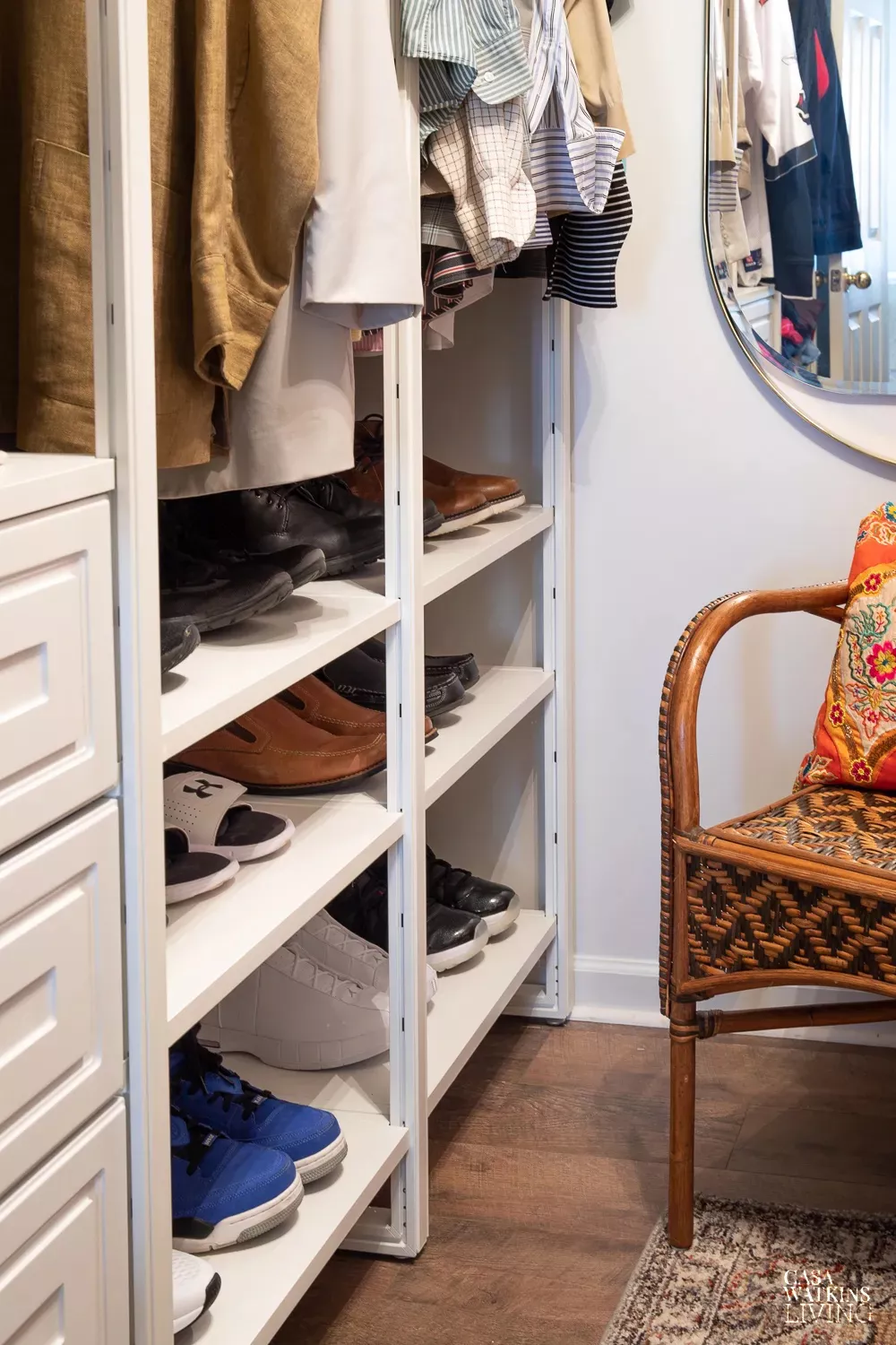 Open Frame Wardrobe Shelves