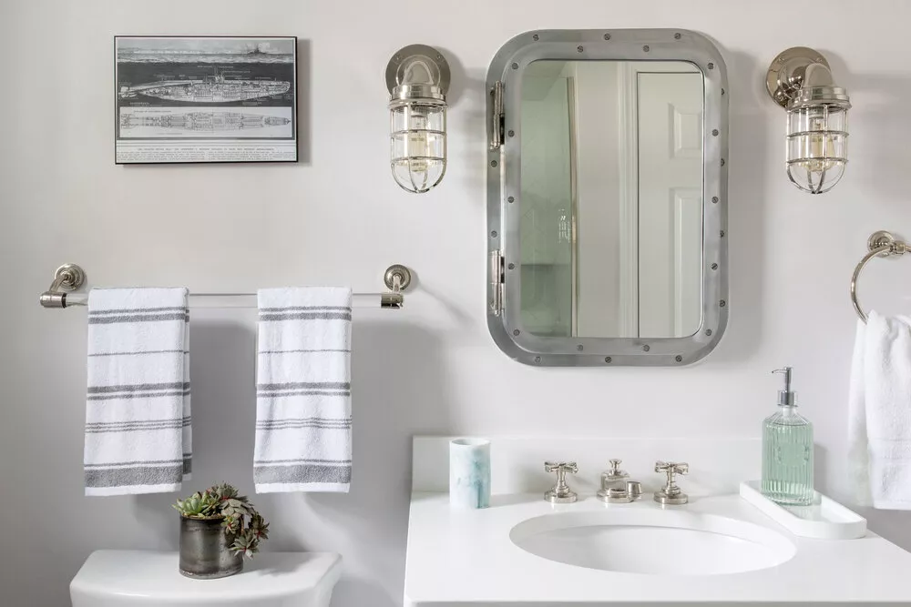 Porthole Mirror Accent