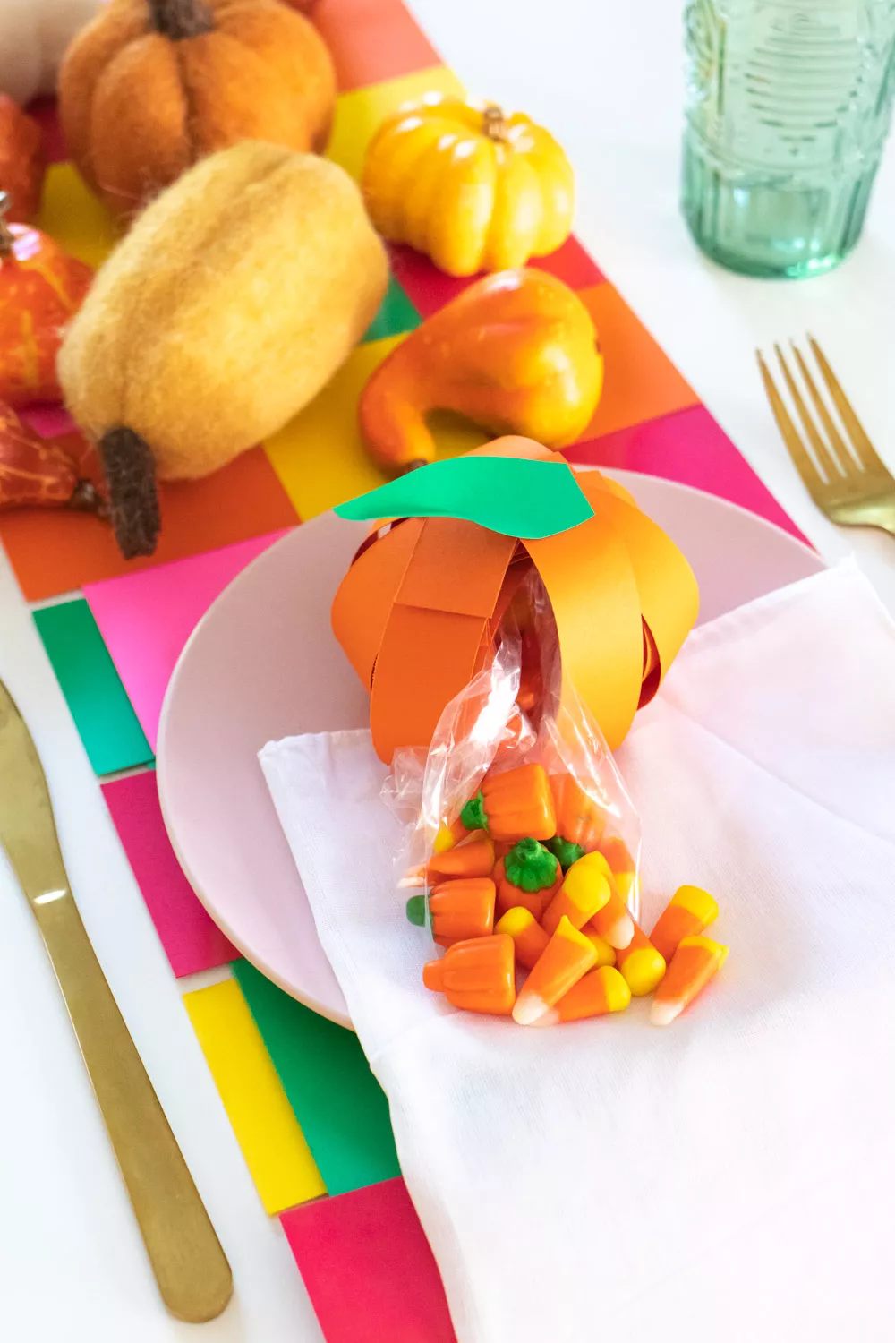 Paper Pumpkin Pouch Fold