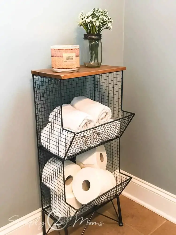 Wire Mesh Basket Tower