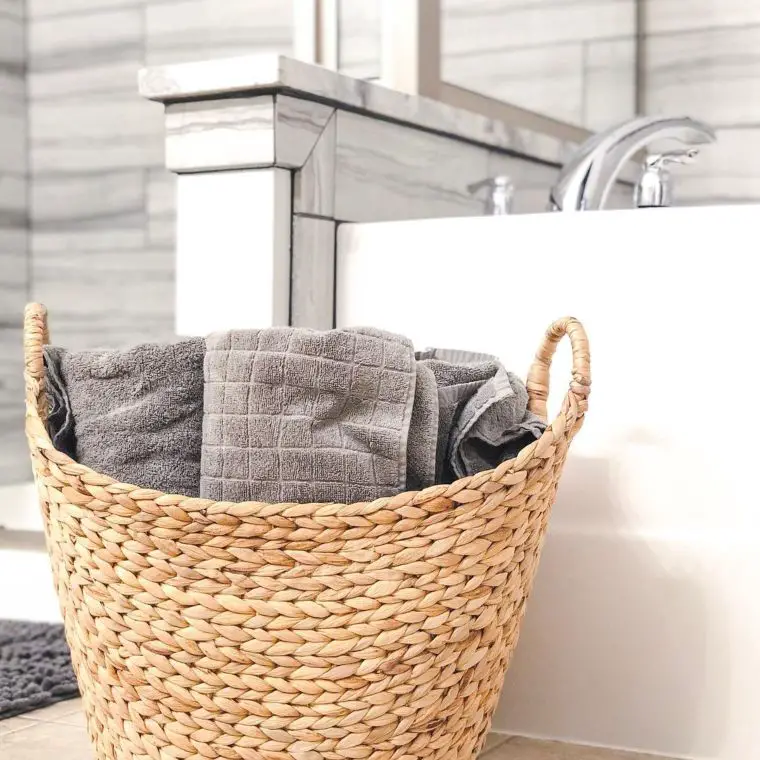 Woven Seagrass Floor Basket