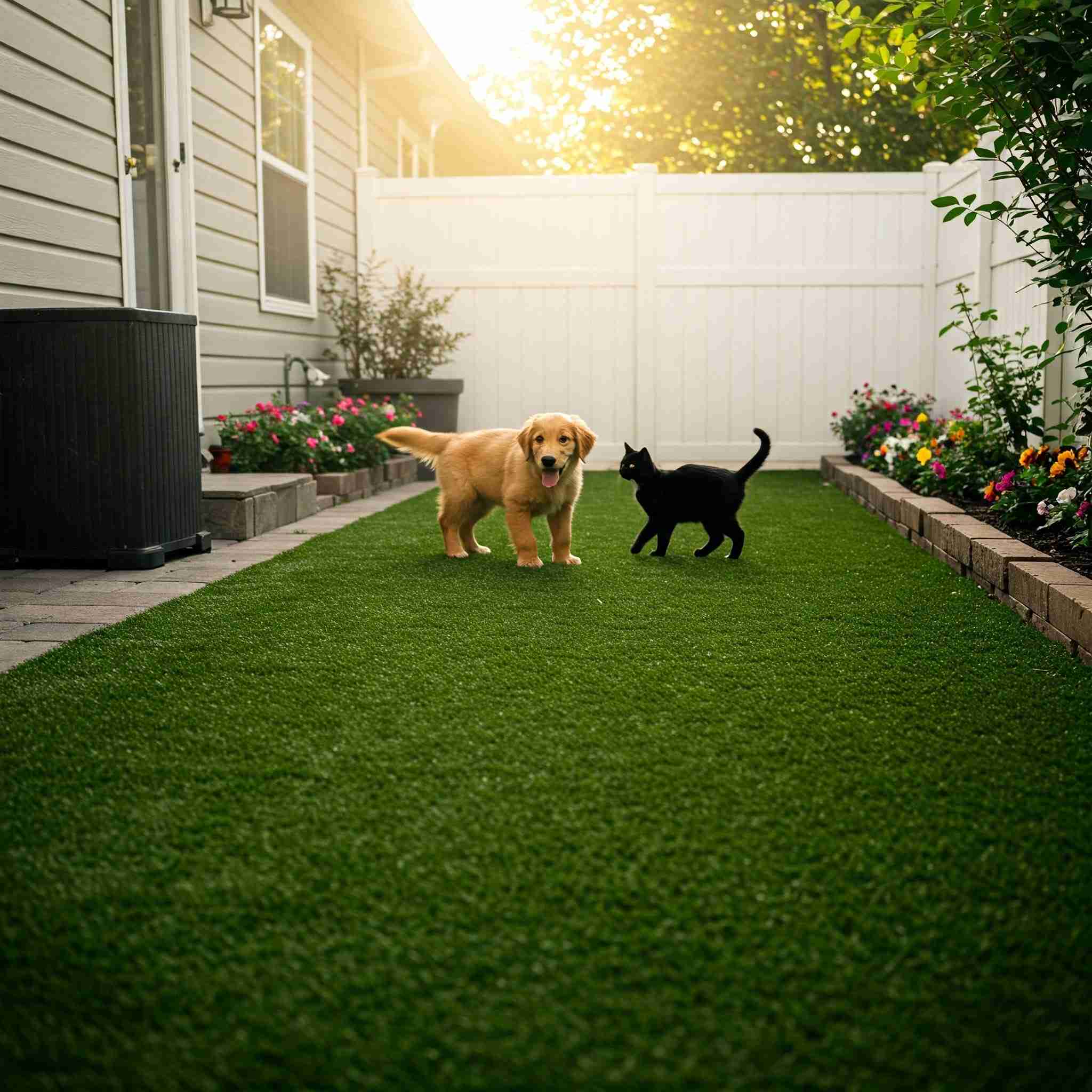 17+ Turf Backyard Ideas That Look Beautiful and Low-Maintenance 12 Natural Grass Mowing and Maintenance Lawn