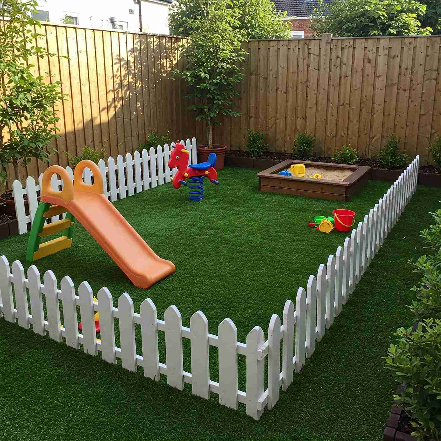 17+ Turf Backyard Ideas That Look Beautiful and Low-Maintenance 13 Flagstone Pathway with Curved Lawn and Seating Area