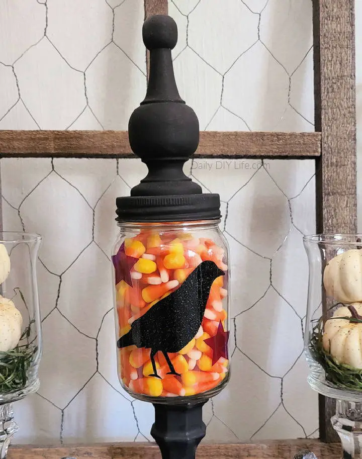 23+ Candy Jar Ideas for Every Occasion 3 Halloween Raven Candy Jar