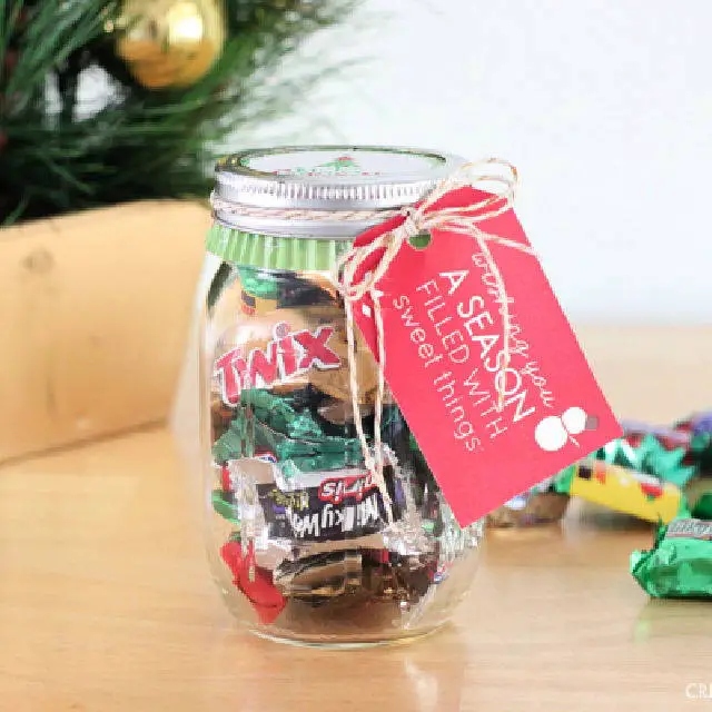 23+ Candy Jar Ideas for Every Occasion 2 Christmas Mason Jar Gift Container