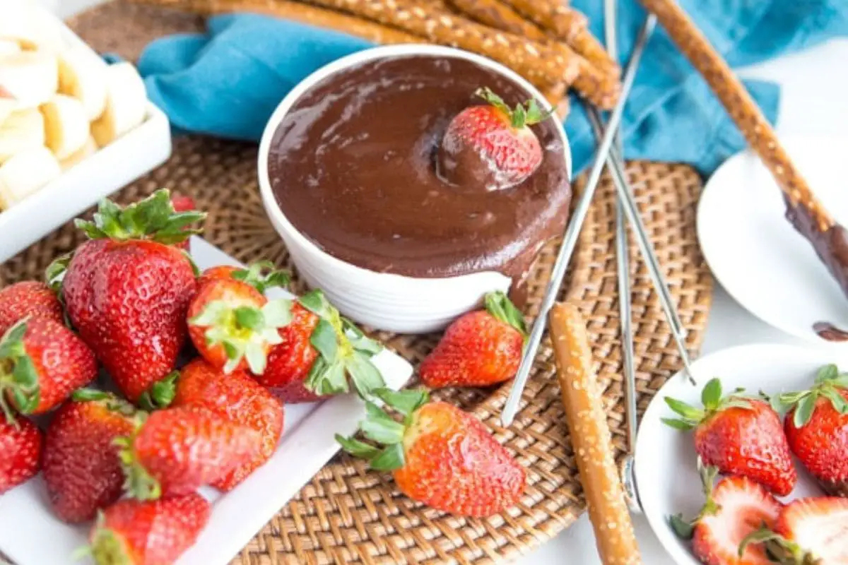 Warm Chocolate Fondue Bowl