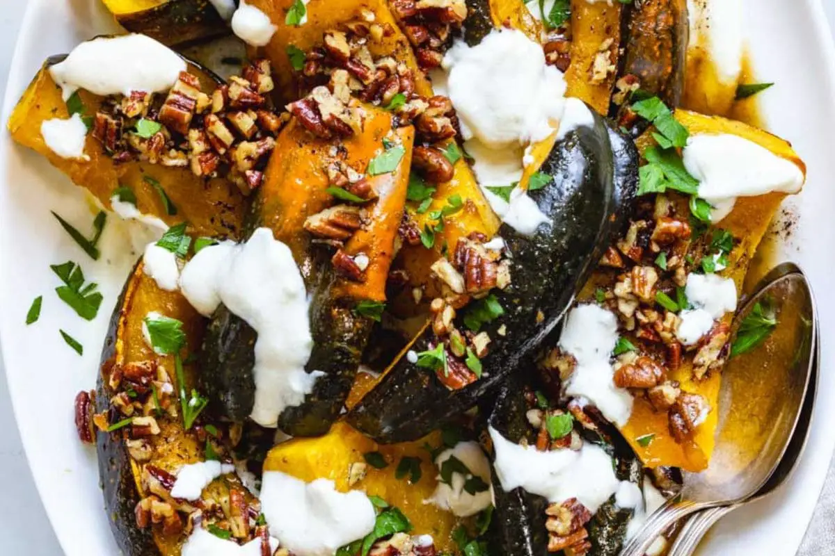 Roasted Squash with Pecans