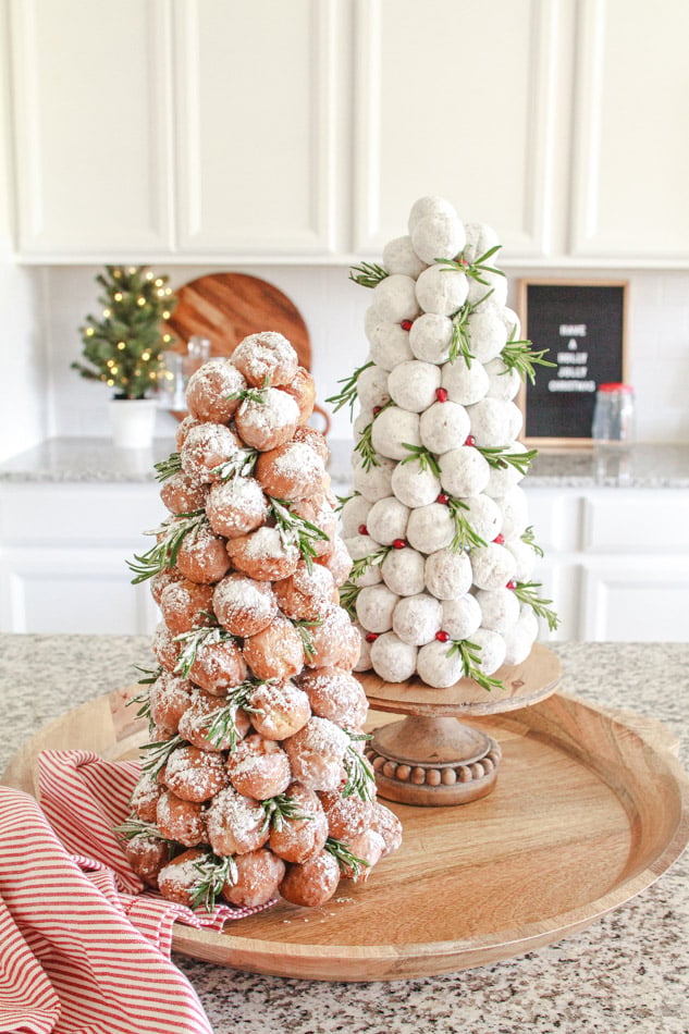 51+ Christmas Desserts Ideas for a Crowd 13 Donut Hole Christmas Trees