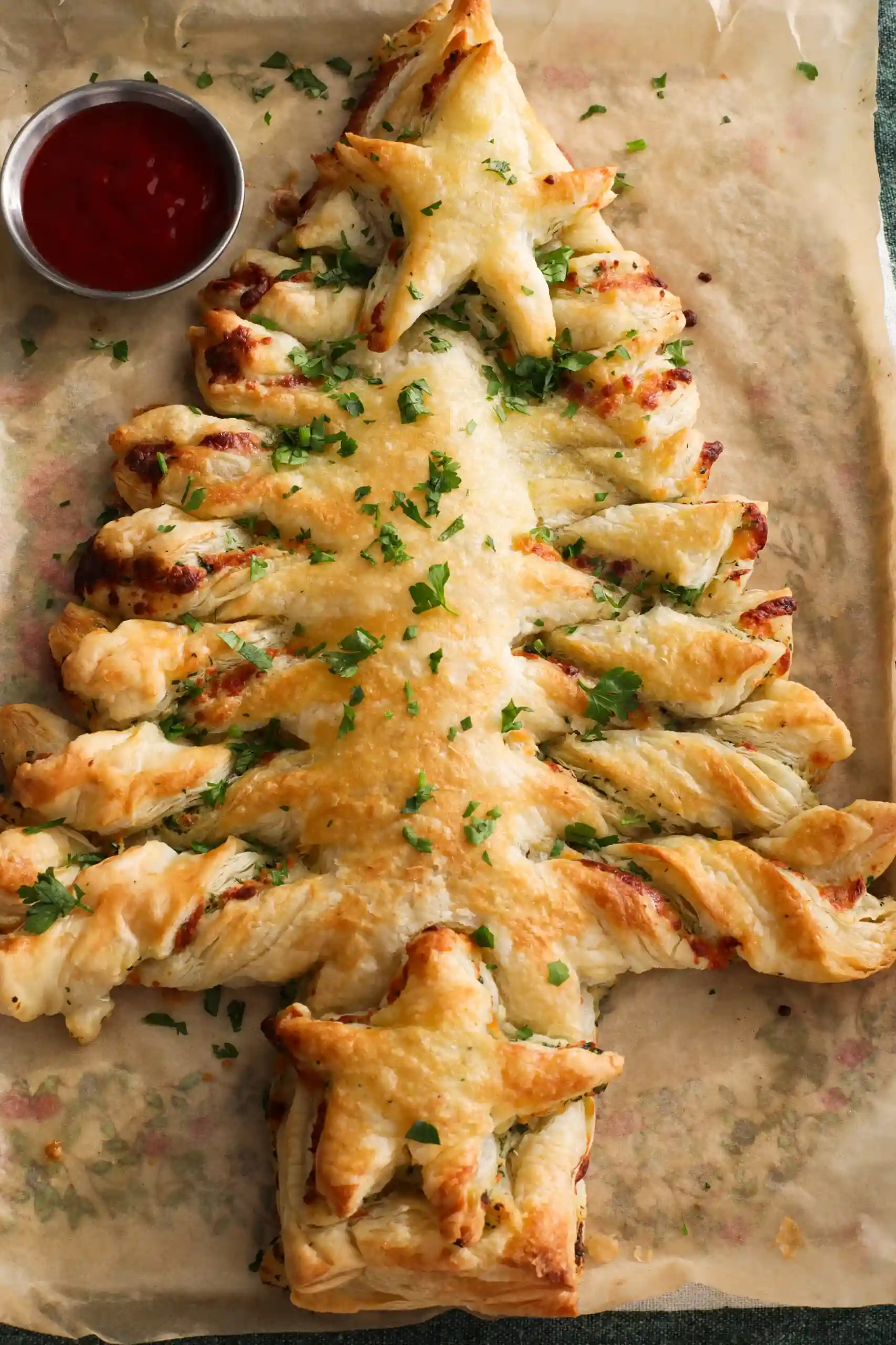 51+ Christmas Party Appetizers Everyone Will Want to Try 12 Puff Pastry Christmas Tree Pinwheels