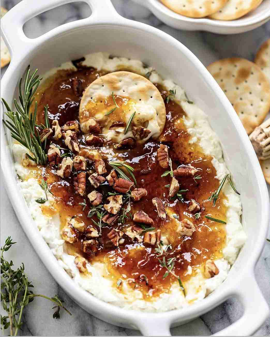 51+ Christmas Party Appetizers Everyone Will Want to Try 20 Warm Baked Pecan Jam Dip