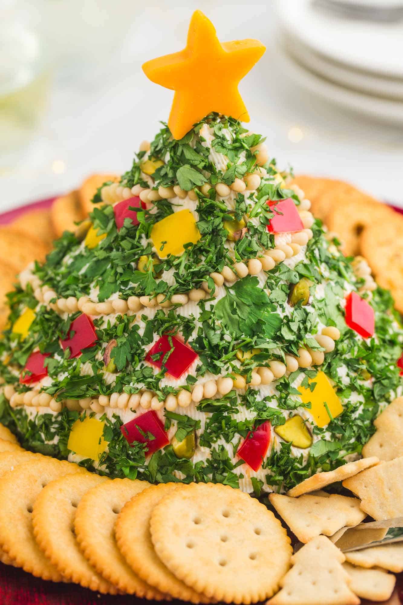 Christmas Tree Cheese Ball