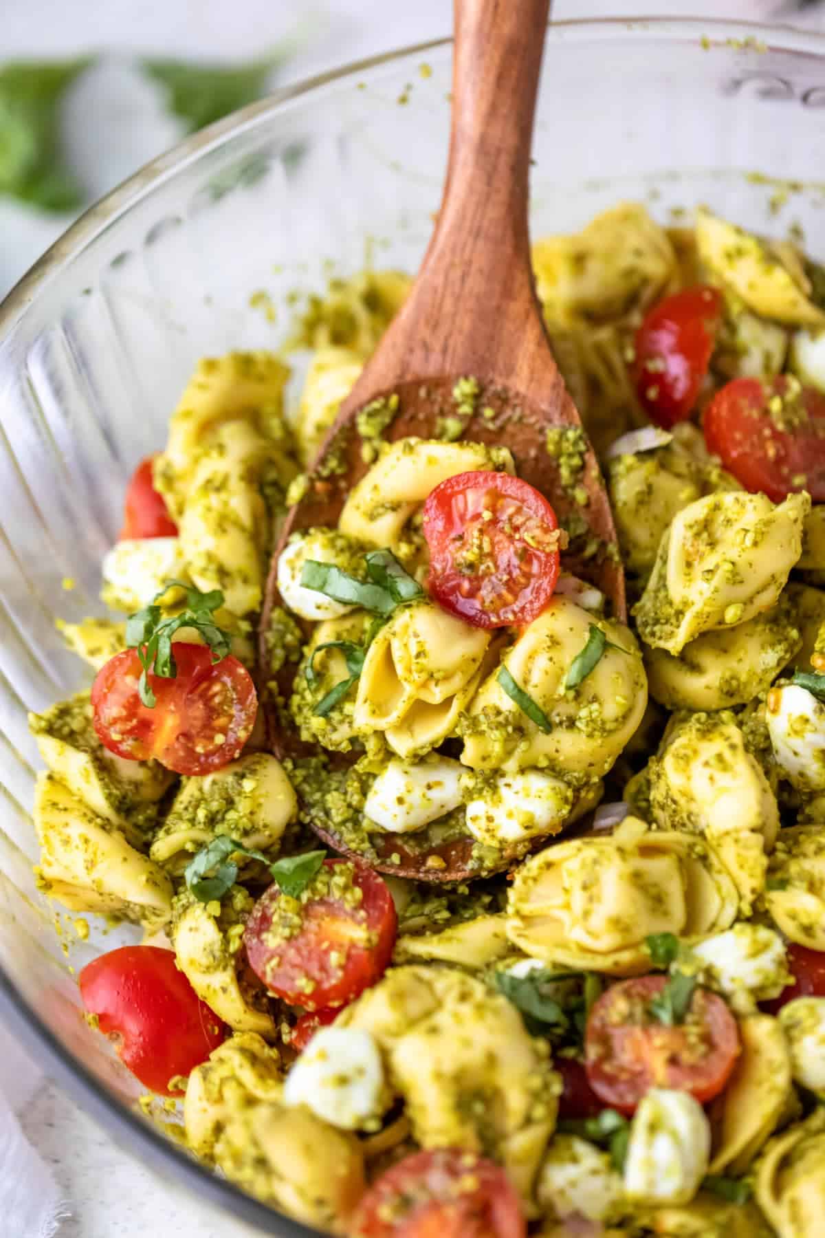 Pesto Tortellini Salad