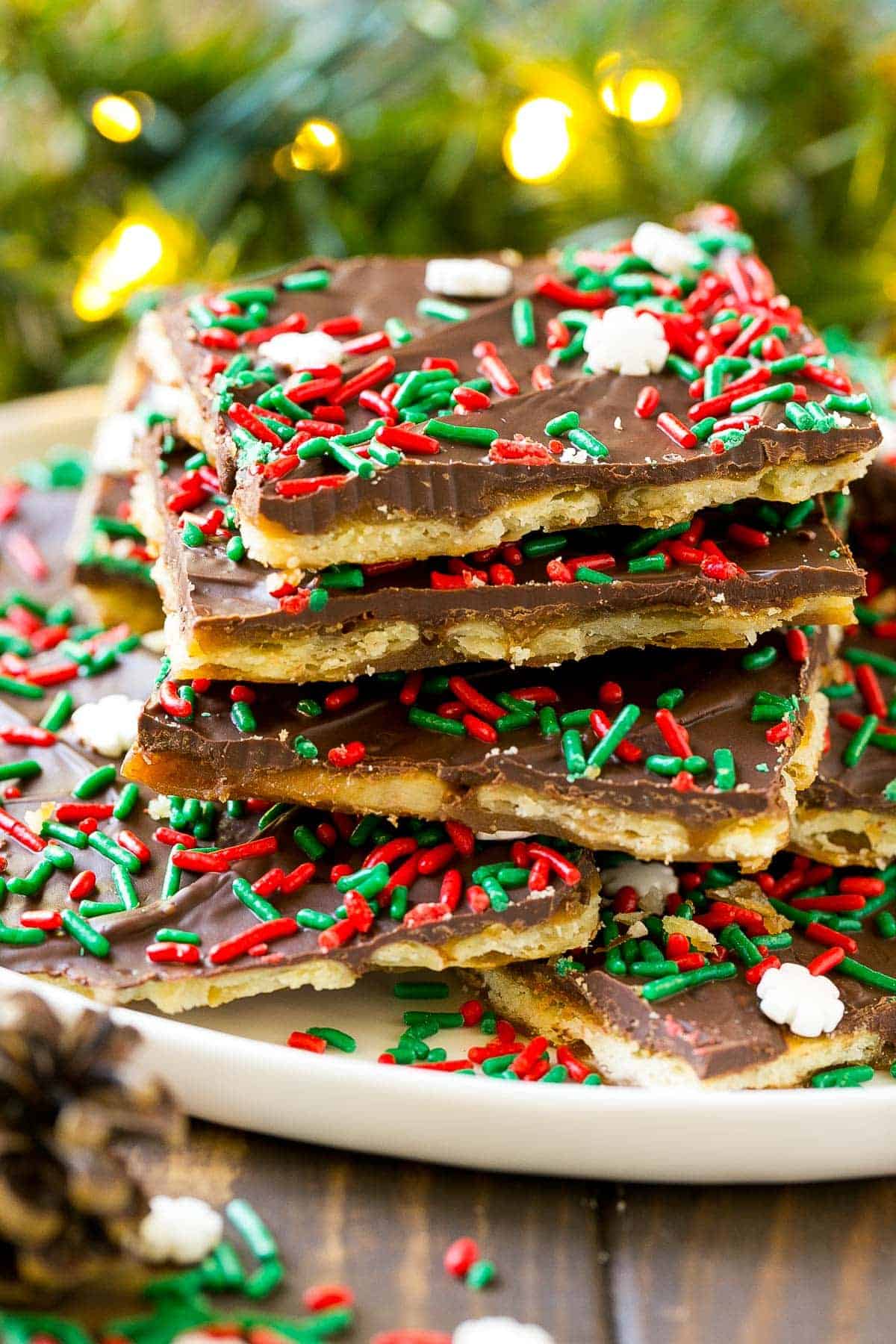 Christmas Crack Toffee