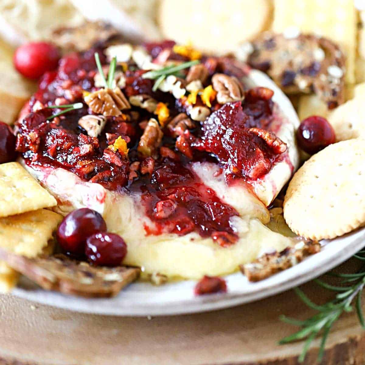 Cranberry Pecan Baked Brie