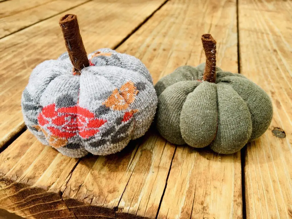 29+ Dollar Tree Fall Decor DIY Ideas for a Beautiful Budget Friendly Home 5 Sock Wrapped Pumpkins