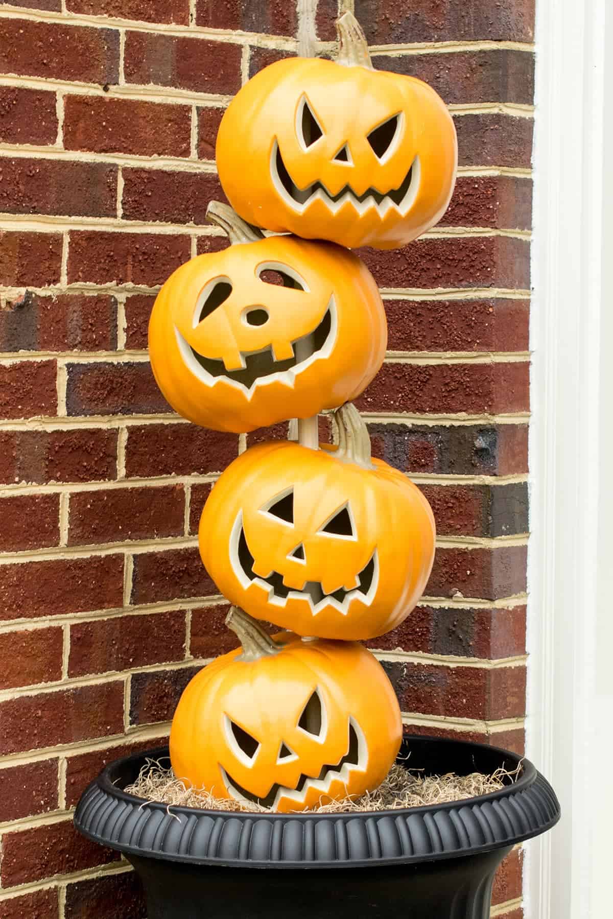 Stacked Pumpkin Topiary