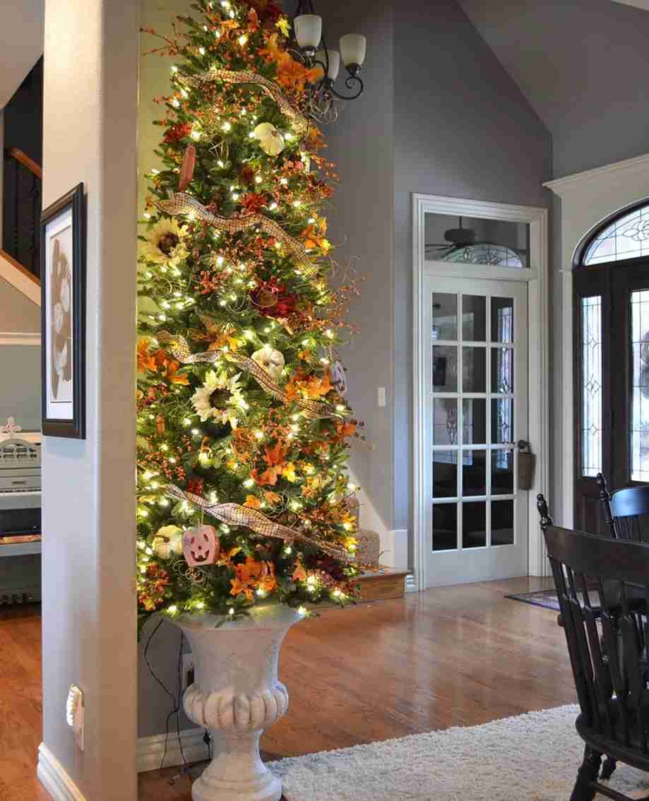 Urn Base Sunflower Entryway Tree