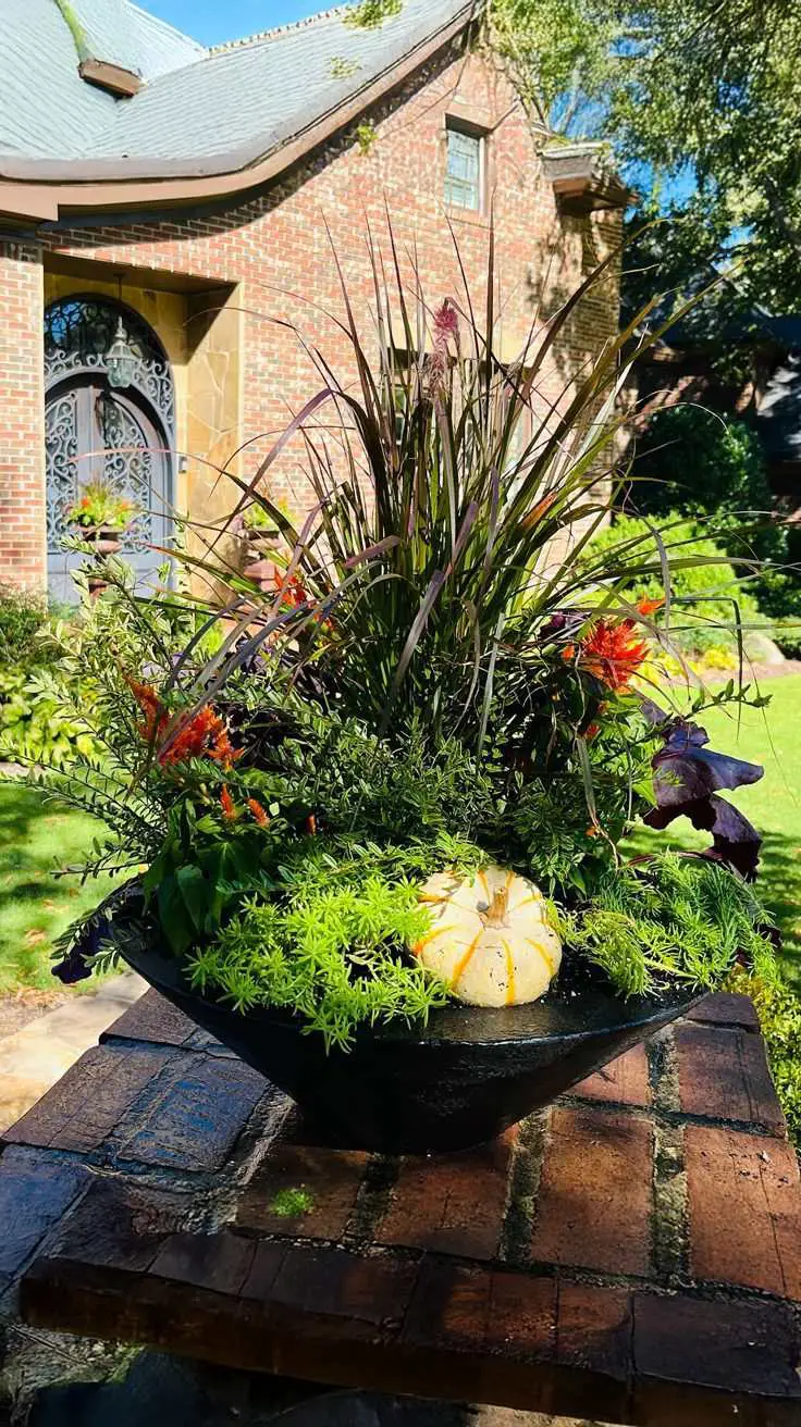 Simple Tabletop Gourd and Grass Bowl
