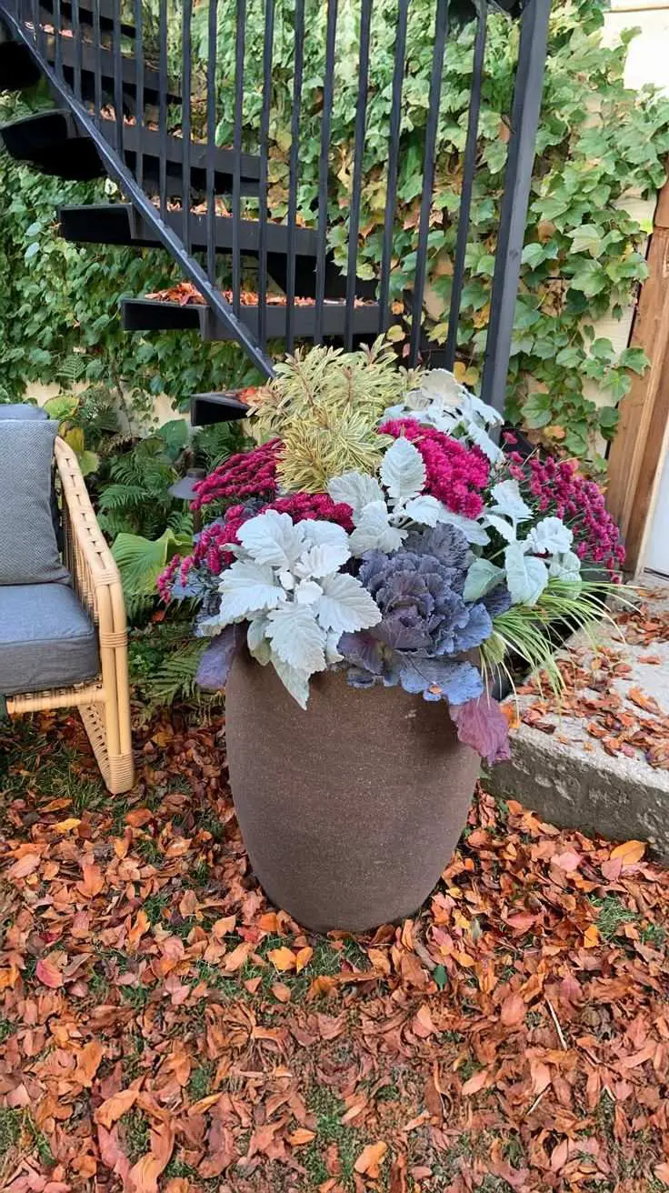 25 Fall Planter Ideas for a Beautiful Seasonal Display 1