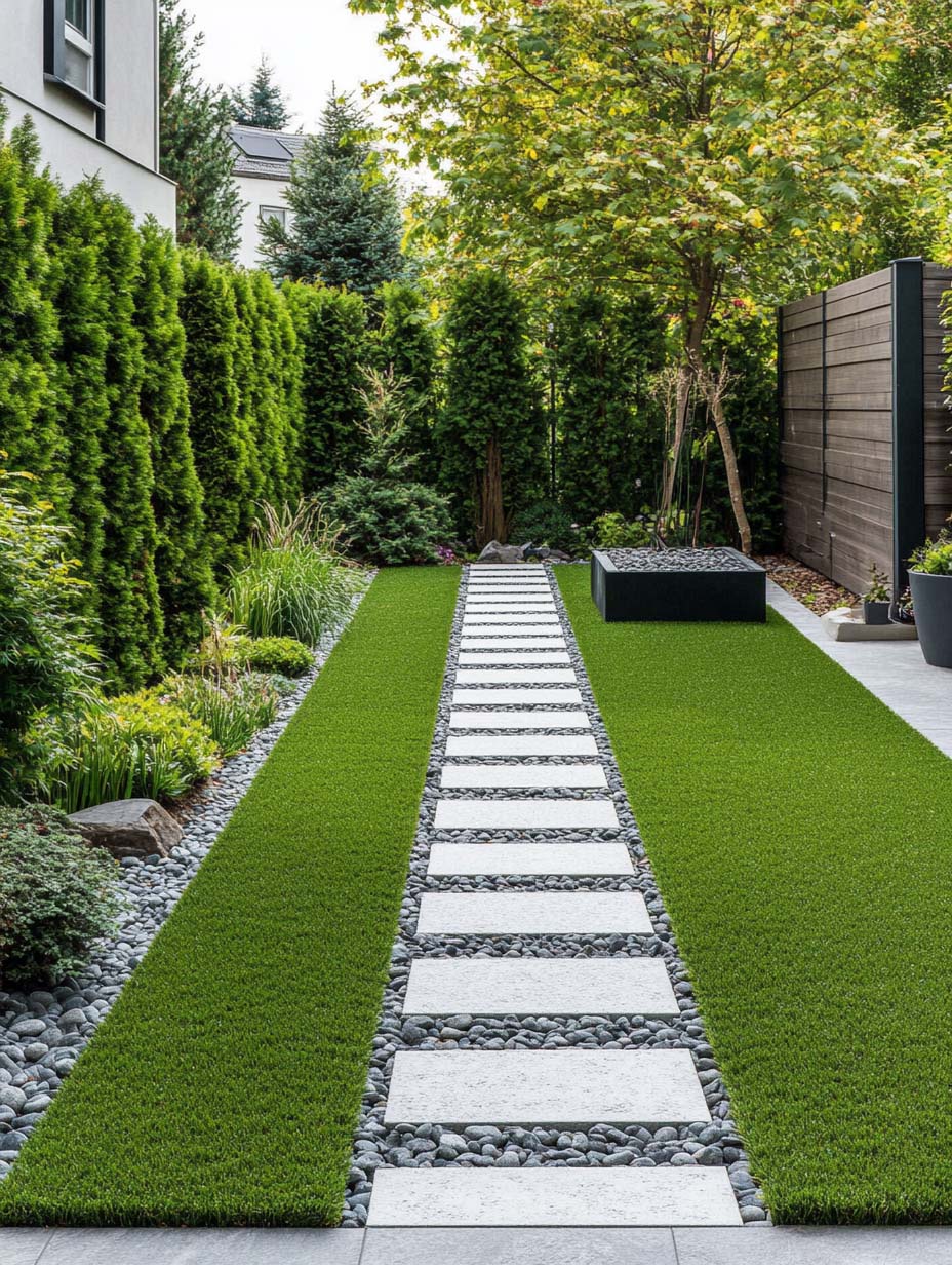 Tall Evergreen Privacy Hedge
