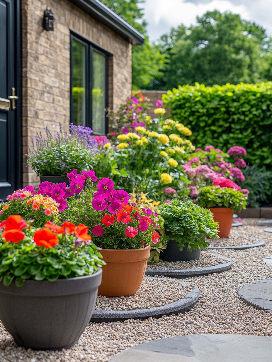 Potted Container Garden Patio
