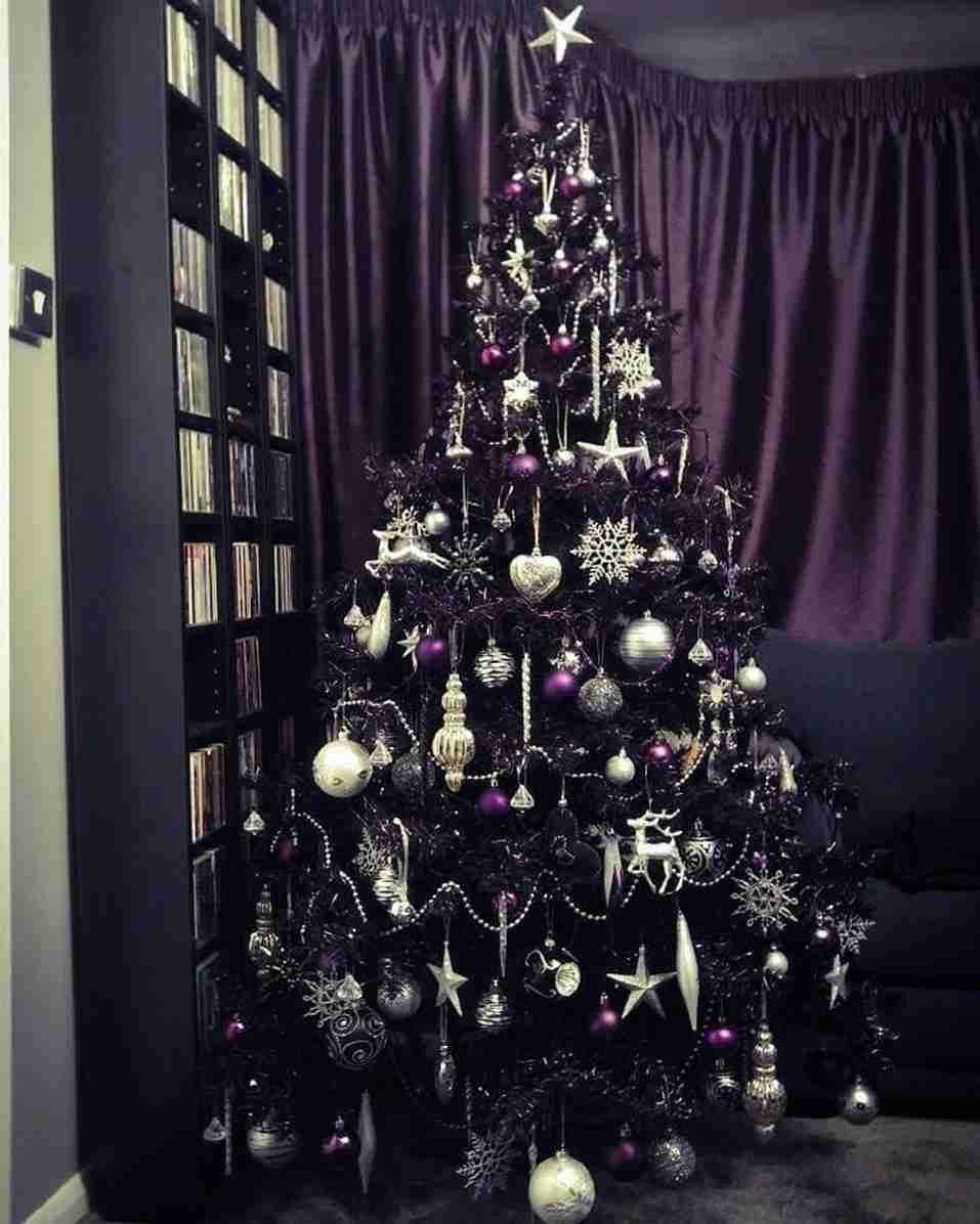 Purple Elegant Gothic Tree